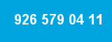 926 579 04 11